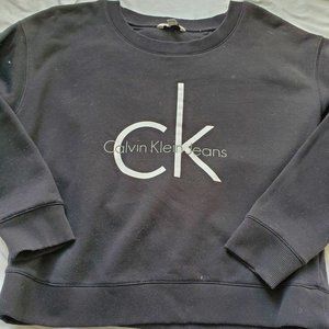 Calvin Klein sz XL sweatshirt-short cropped see measurements